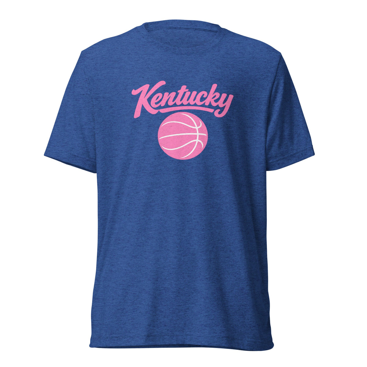 Kentucky Script Basketball T-Shirt | Pink Design | Elite Tri - Blend - Bluegrass Elite Apparel LLC