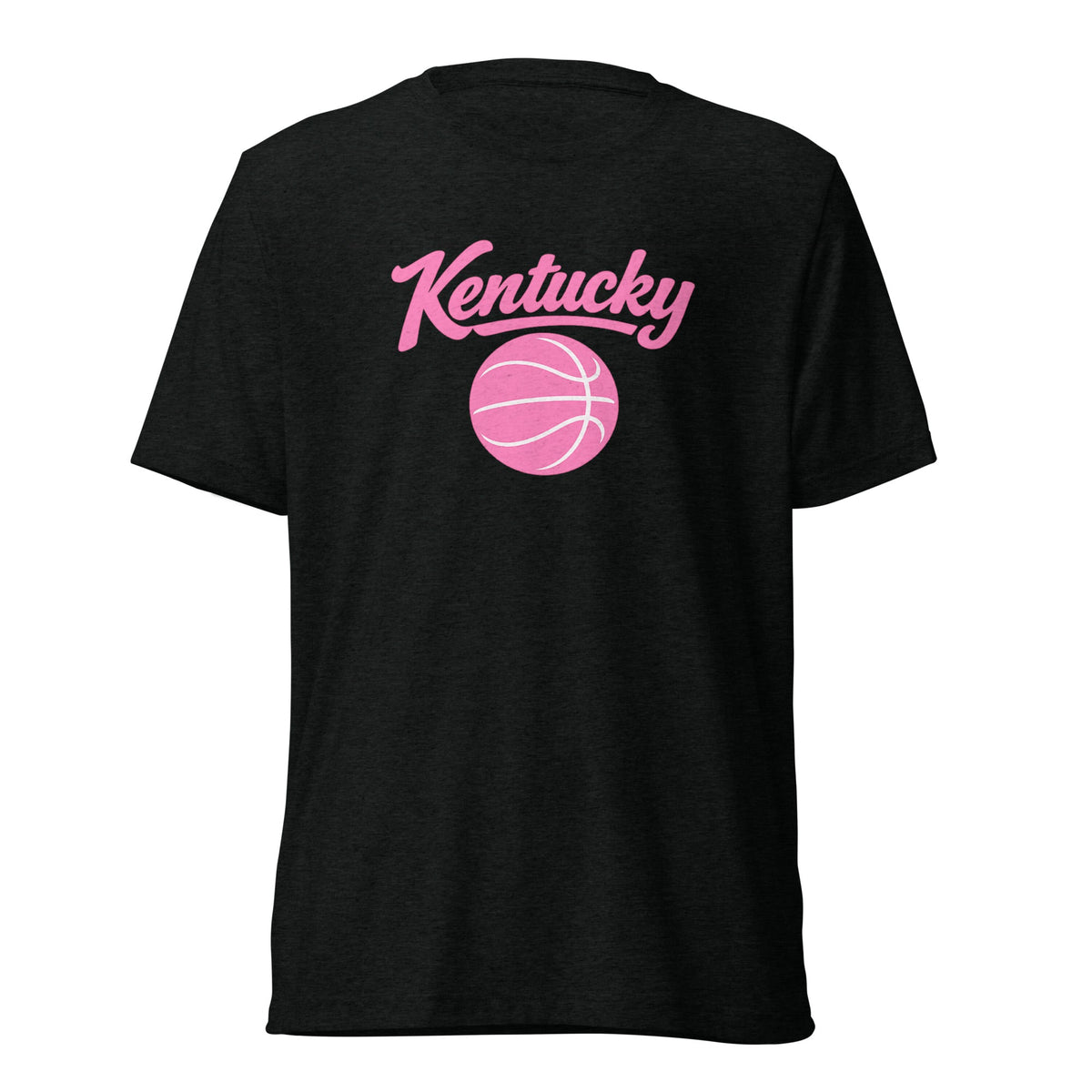 Kentucky Script Basketball T-Shirt | Pink Design | Elite Tri - Blend - Bluegrass Elite Apparel LLC