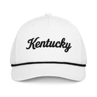 Kentucky Script Black Tie Rope Cap - Bluegrass Elite Apparel LLC