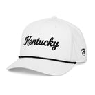 Kentucky Script Black Tie Rope Cap - Bluegrass Elite Apparel LLC