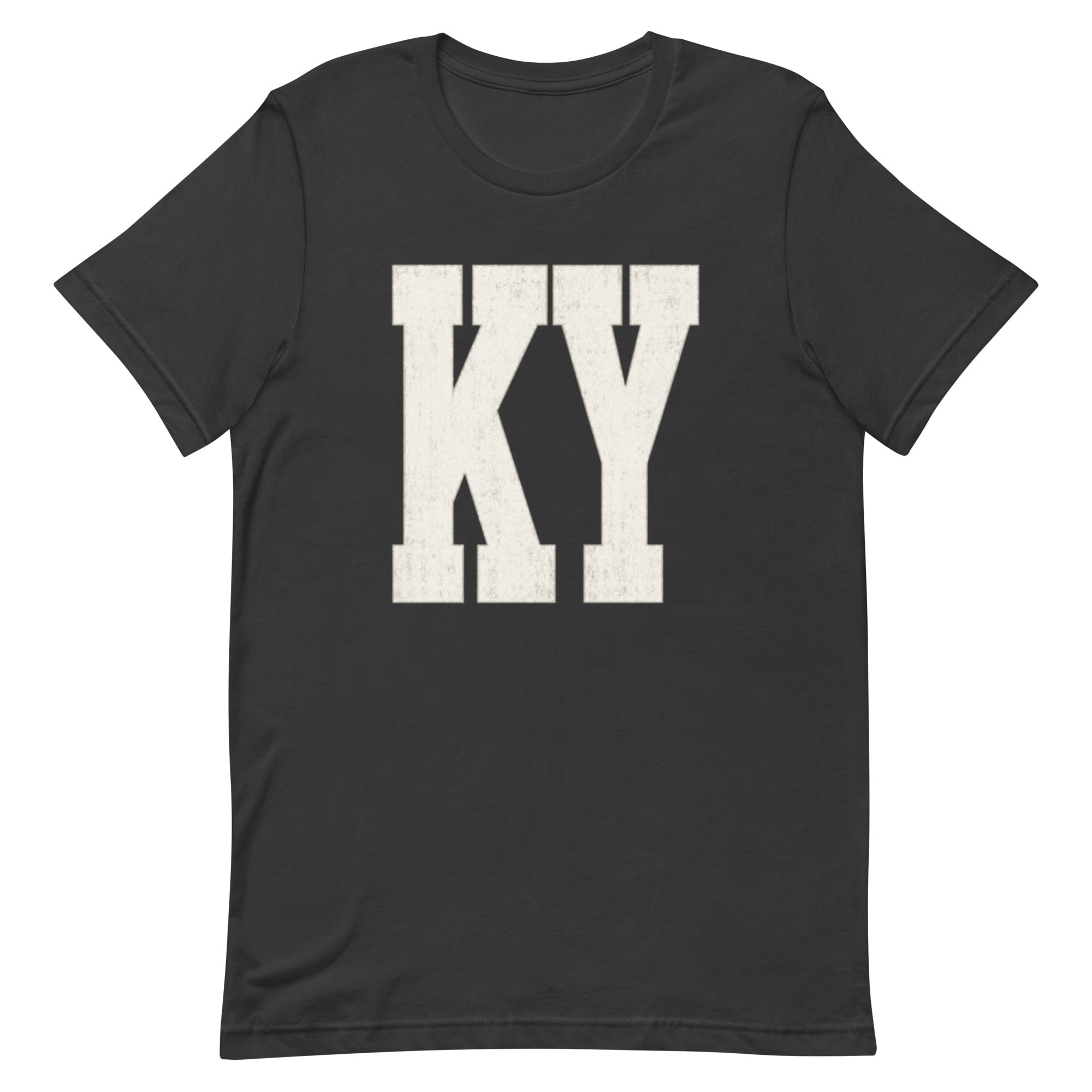 Kentucky Script Block Tee | Vintage Letter Design | Classic - Bluegrass Elite Apparel LLC