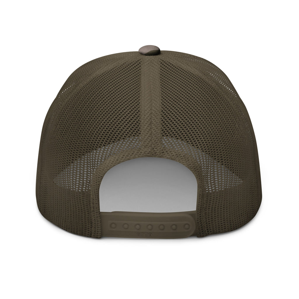 Kentucky Script Camo Trucker Hat | Classic Woodland Mesh Cap - Bluegrass Elite Apparel LLC