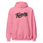 Kentucky Script Embroidered Hoodie | Black Stitch Bluegrass Pullover - Bluegrass Elite Apparel LLC