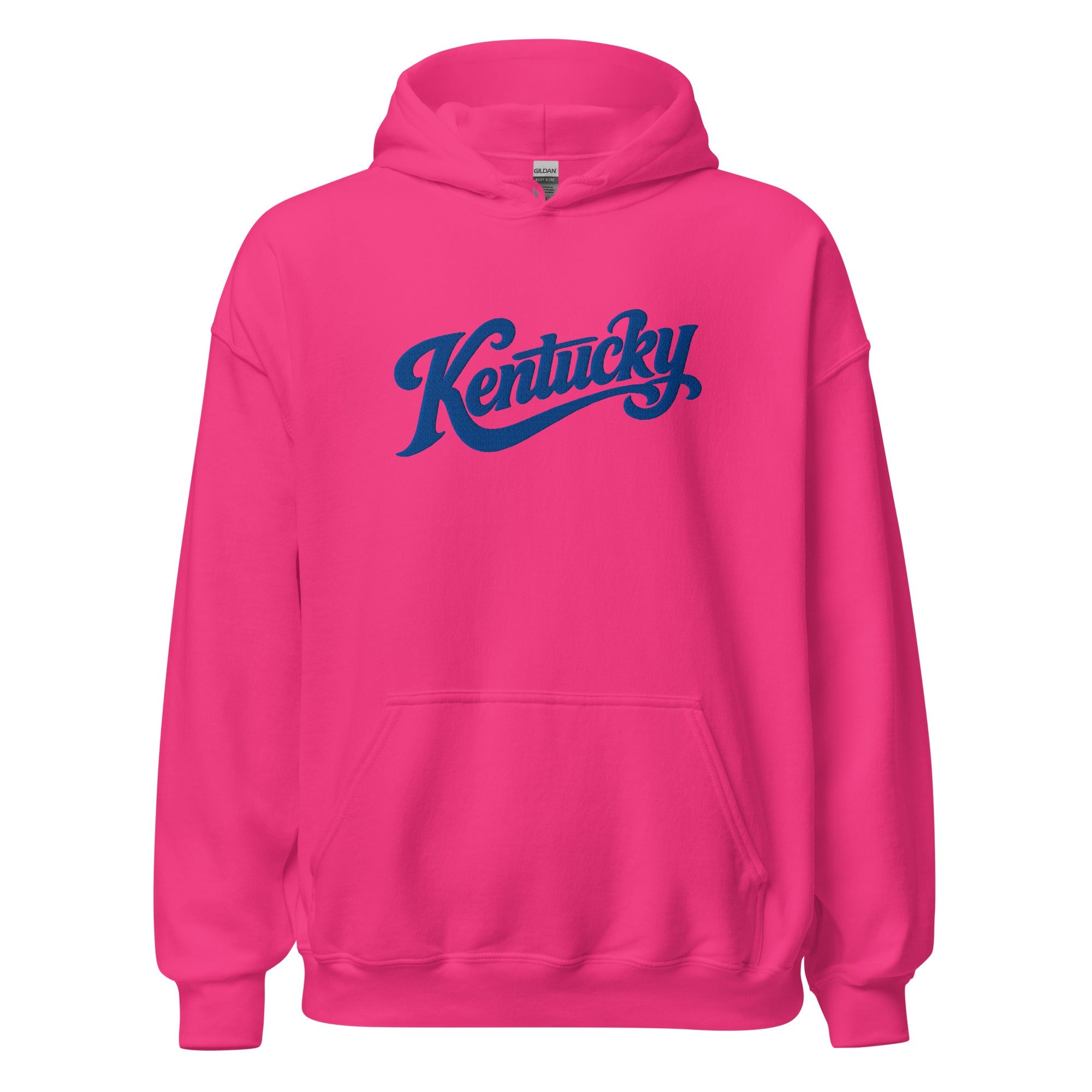 Kentucky Script Embroidered Hoodie | Bluegrass Heritage Pullover - Bluegrass Elite Apparel LLC