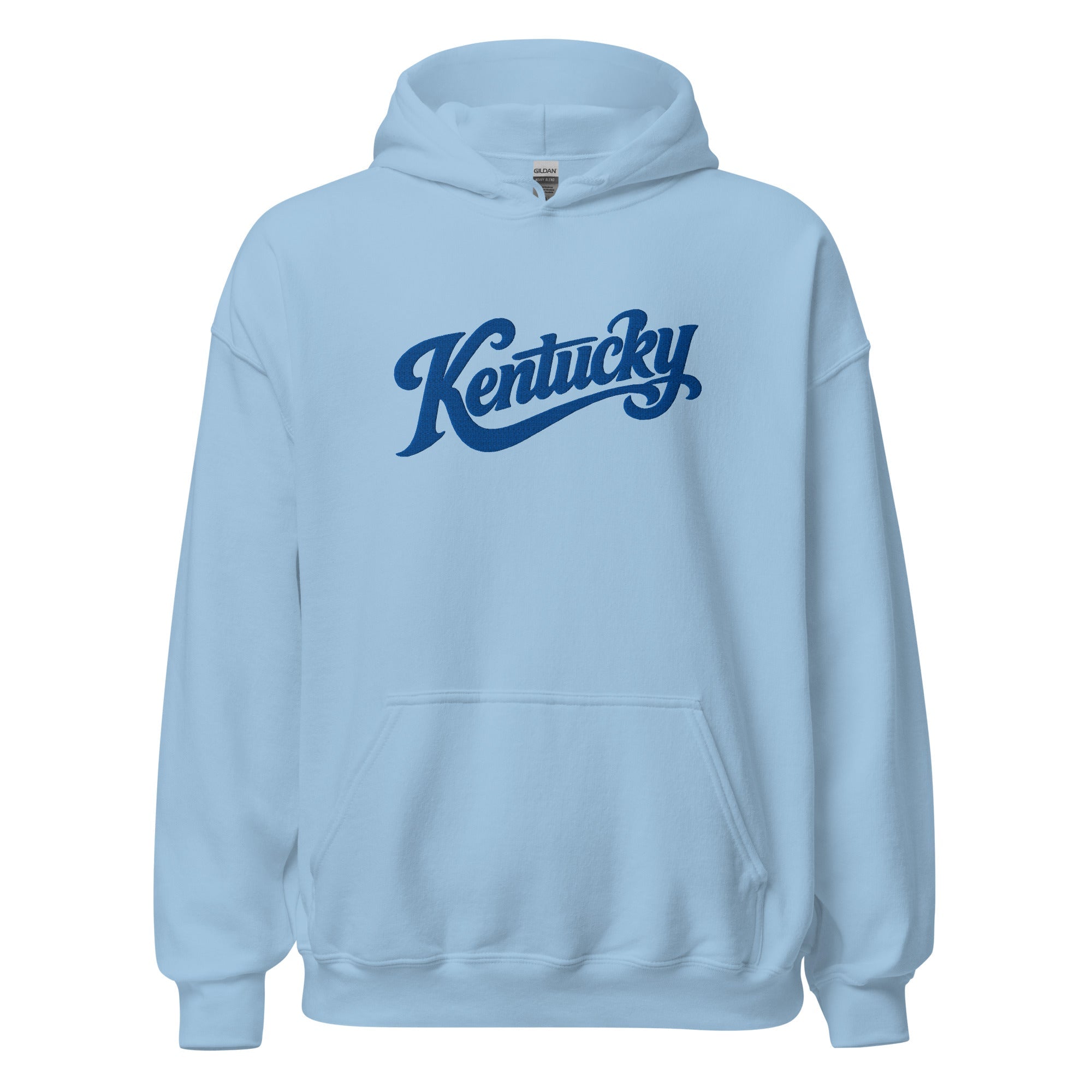 Kentucky Script Embroidered Hoodie | Bluegrass Heritage Pullover - Bluegrass Elite Apparel LLC