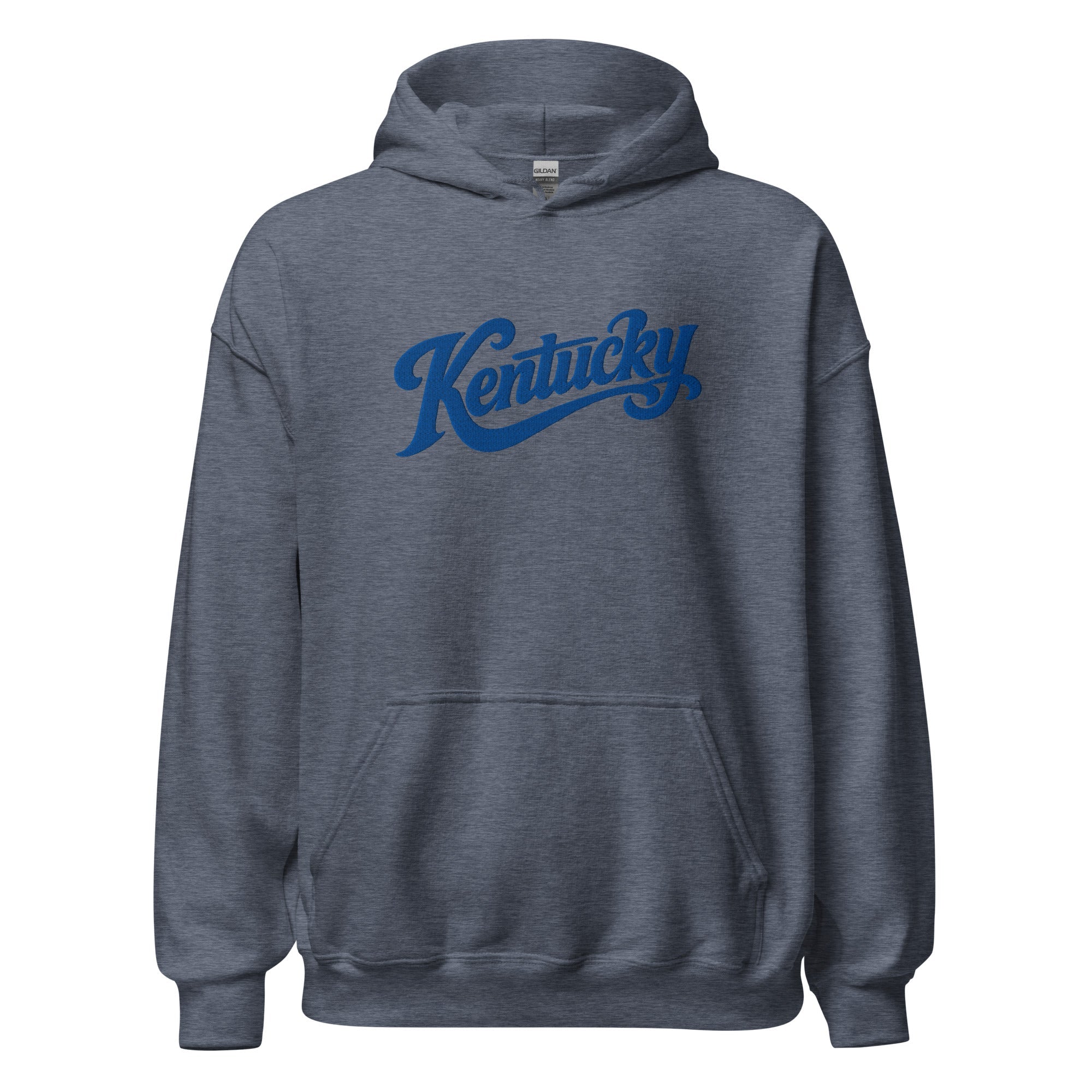 Kentucky Script Embroidered Hoodie | Bluegrass Heritage Pullover - Bluegrass Elite Apparel LLC