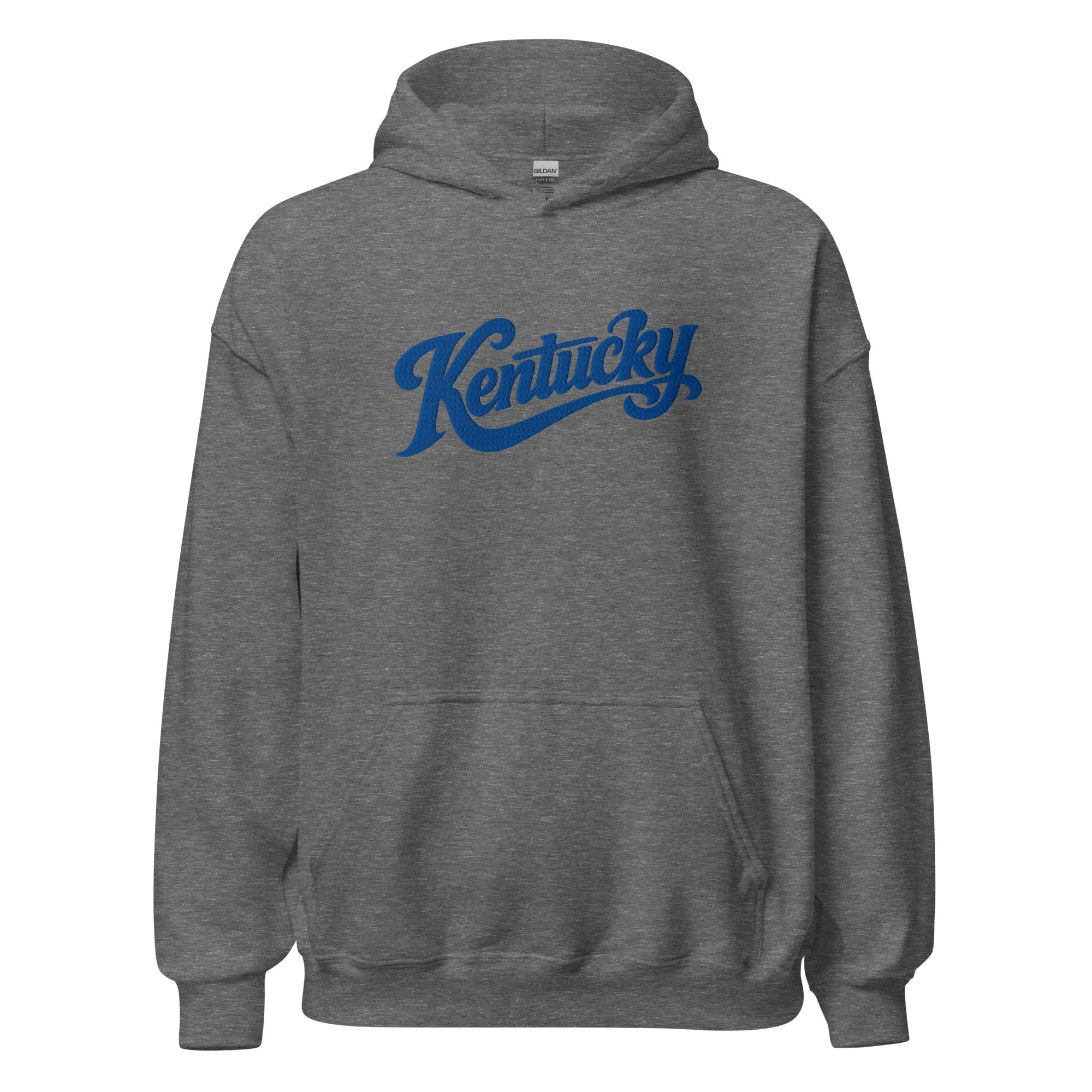 Kentucky Script Embroidered Hoodie | Bluegrass Heritage Pullover - Bluegrass Elite Apparel LLC
