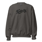 Kentucky Script Embroidered Sweatshirt | Black Stitch Bluegrass Crewneck - Bluegrass Elite Apparel LLC