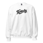 Kentucky Script Embroidered Sweatshirt | Black Stitch Bluegrass Crewneck - Bluegrass Elite Apparel LLC