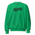 Kentucky Script Embroidered Sweatshirt | Black Stitch Bluegrass Crewneck - Bluegrass Elite Apparel LLC