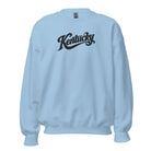 Kentucky Script Embroidered Sweatshirt | Black Stitch Bluegrass Crewneck - Bluegrass Elite Apparel LLC