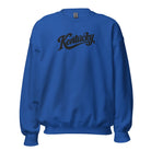 Kentucky Script Embroidered Sweatshirt | Black Stitch Bluegrass Crewneck - Bluegrass Elite Apparel LLC
