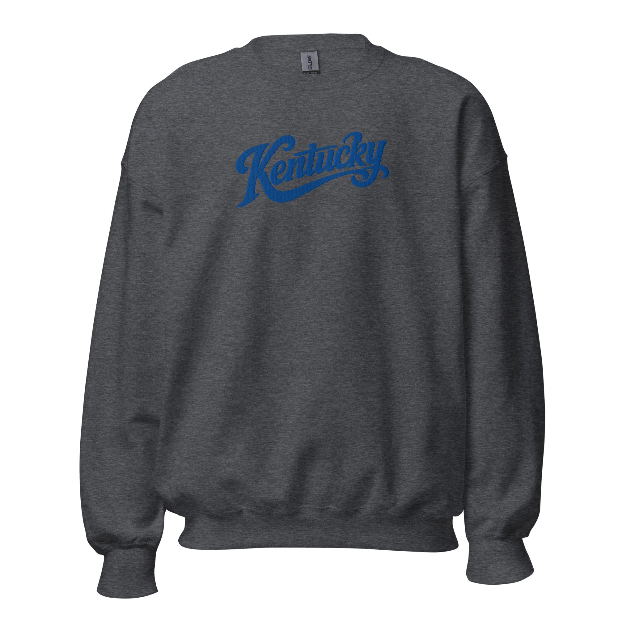 Kentucky Script Embroidered Sweatshirt | Bluegrass Heritage Crewneck - Bluegrass Elite Apparel LLC
