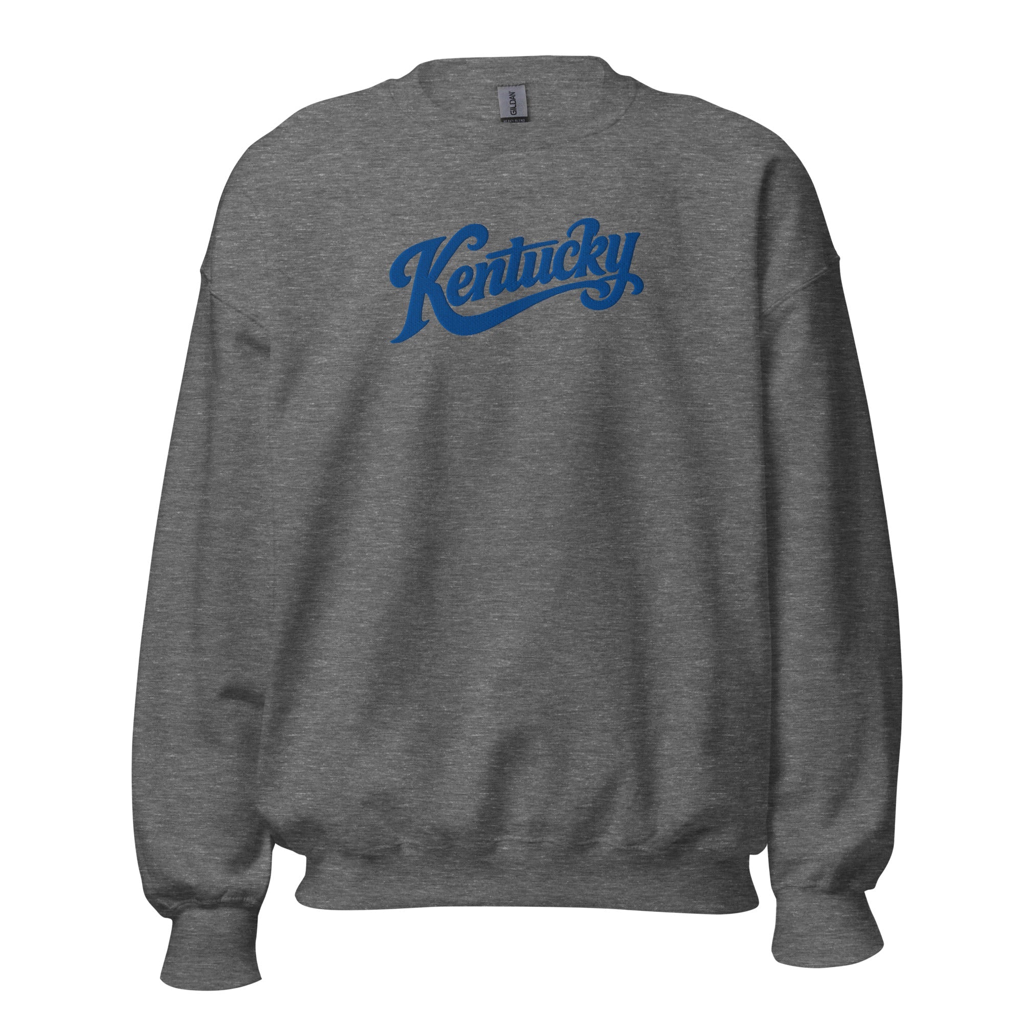 Kentucky Script Embroidered Sweatshirt | Bluegrass Heritage Crewneck - Bluegrass Elite Apparel LLC