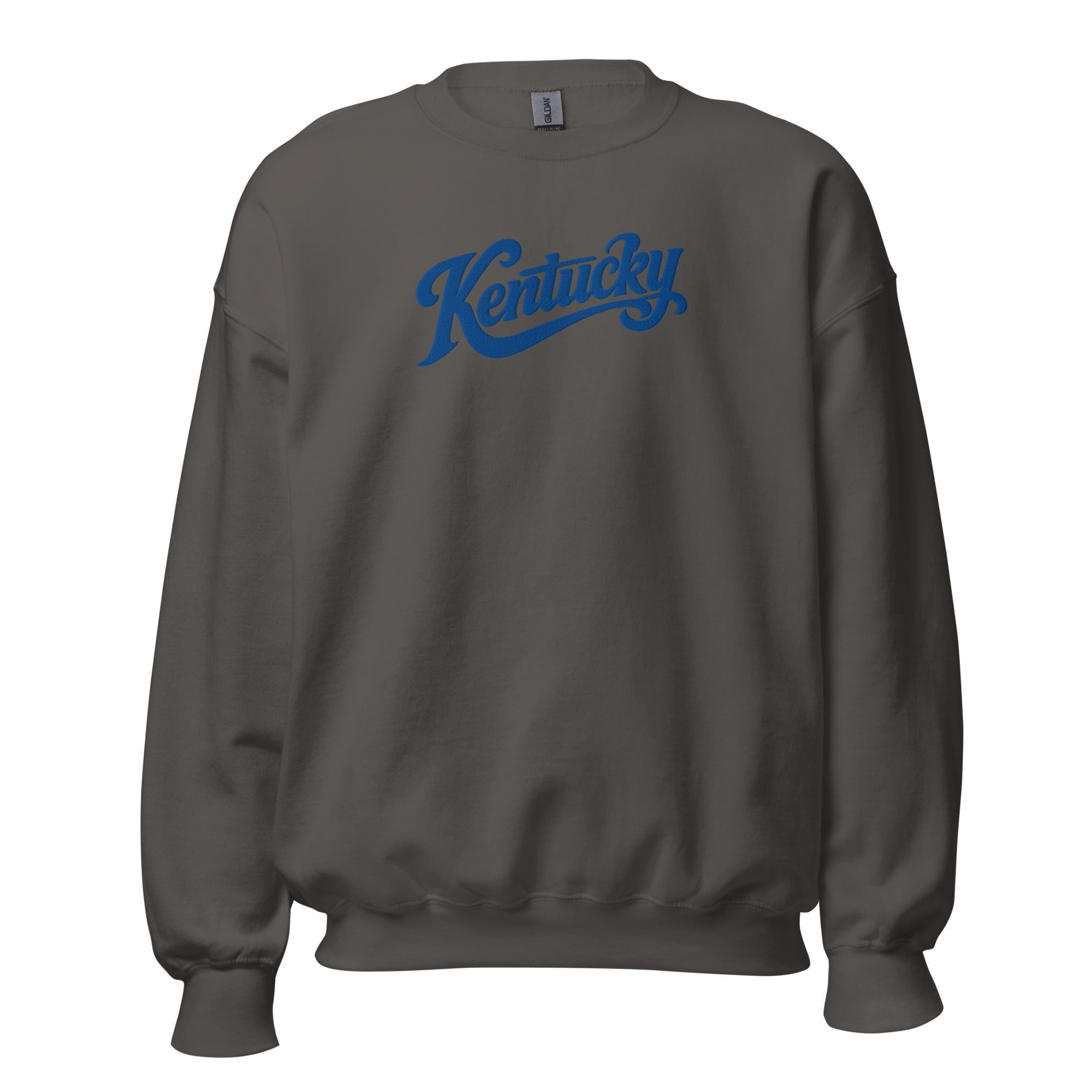 Kentucky Script Embroidered Sweatshirt | Bluegrass Heritage Crewneck - Bluegrass Elite Apparel LLC
