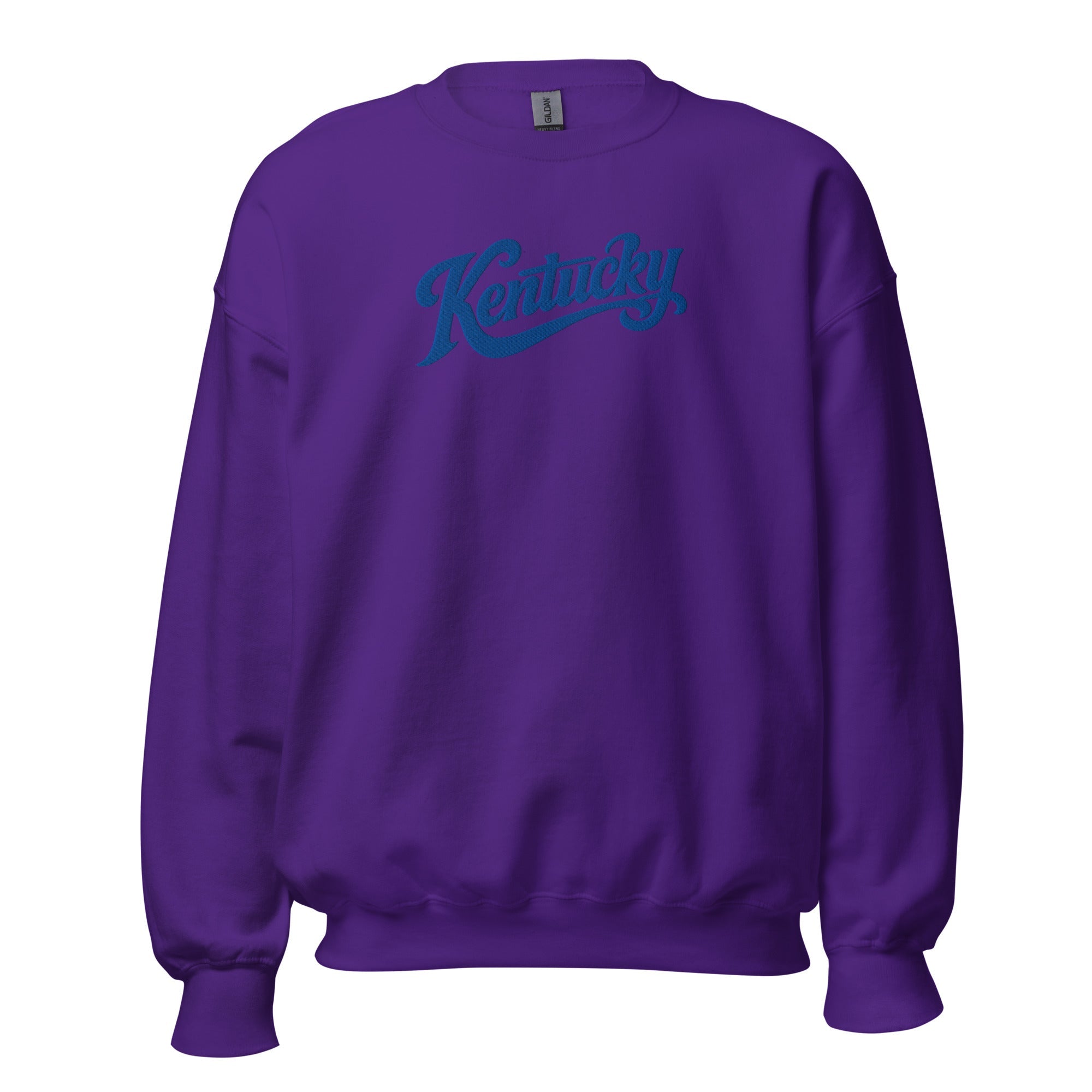 Kentucky Script Embroidered Sweatshirt | Bluegrass Heritage Crewneck - Bluegrass Elite Apparel LLC