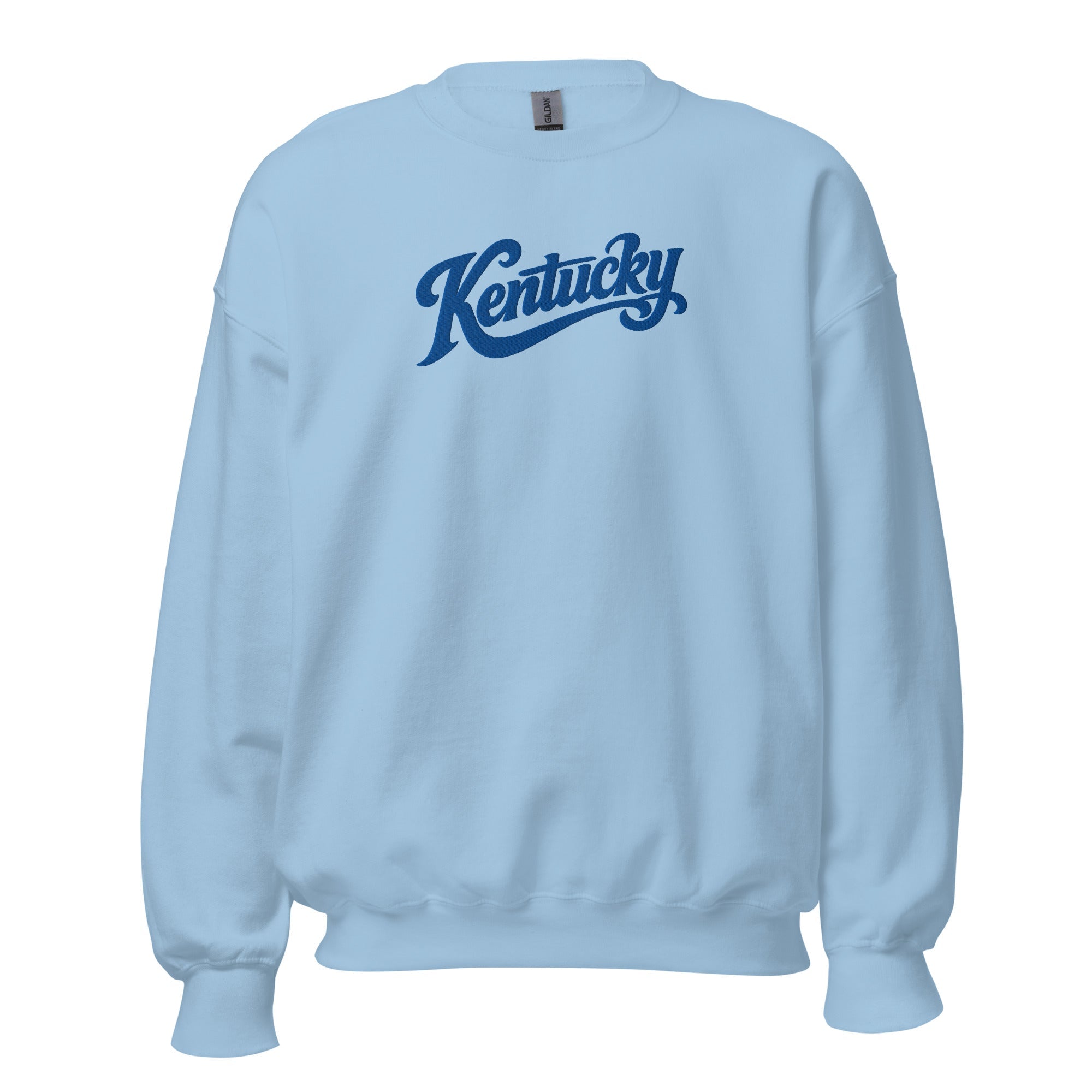 Kentucky Script Embroidered Sweatshirt | Bluegrass Heritage Crewneck - Bluegrass Elite Apparel LLC