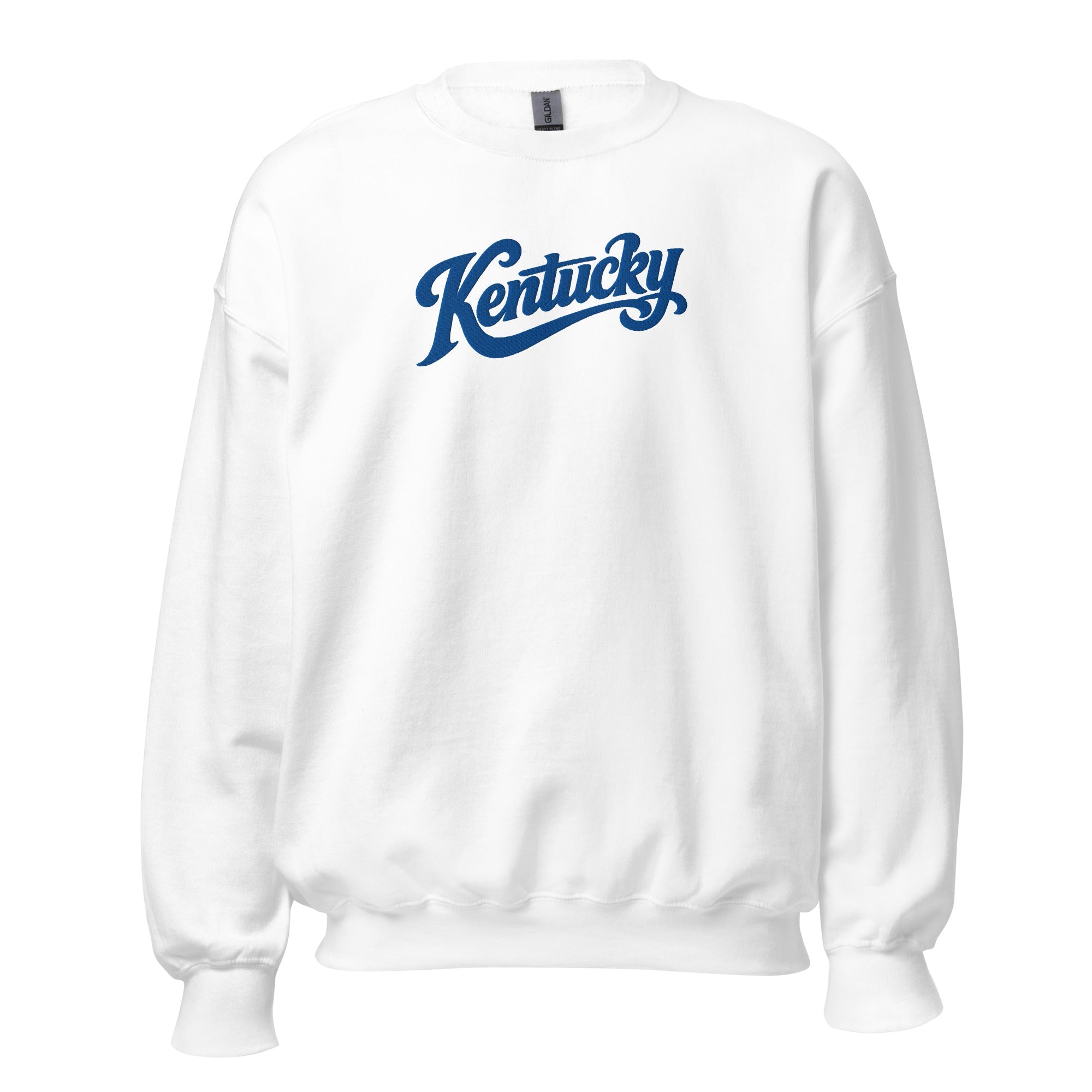 Kentucky Script Embroidered Sweatshirt | Bluegrass Heritage Crewneck - Bluegrass Elite Apparel LLC