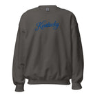 Kentucky Script Embroidered Sweatshirt | Heritage Thin Line Crewneck - Bluegrass Elite Apparel LLC