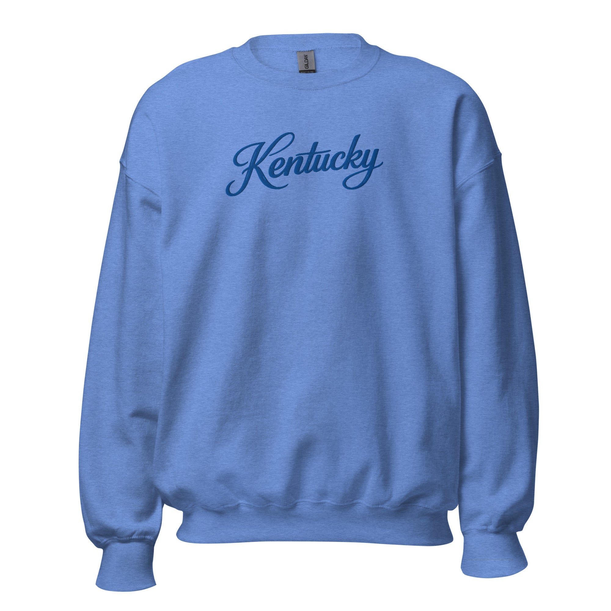 Kentucky Script Embroidered Sweatshirt | Heritage Thin Line Crewneck - Bluegrass Elite Apparel LLC
