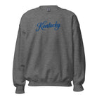 Kentucky Script Embroidered Sweatshirt | Heritage Thin Line Crewneck - Bluegrass Elite Apparel LLC