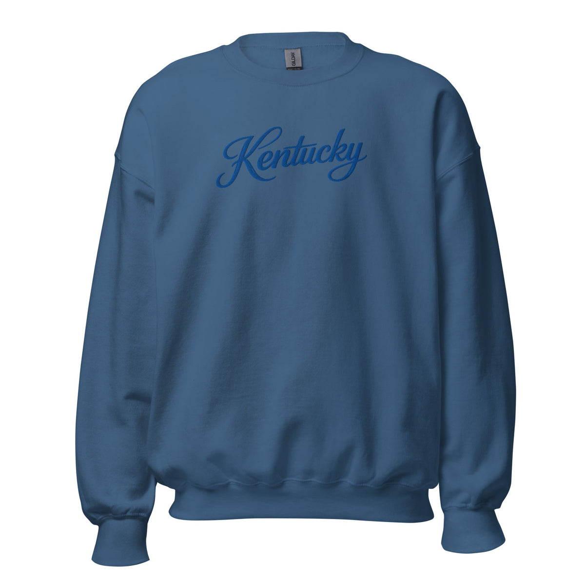 Kentucky Script Embroidered Sweatshirt | Heritage Thin Line Crewneck - Bluegrass Elite Apparel LLC
