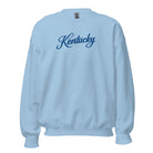 Kentucky Script Embroidered Sweatshirt | Heritage Thin Line Crewneck - Bluegrass Elite Apparel LLC