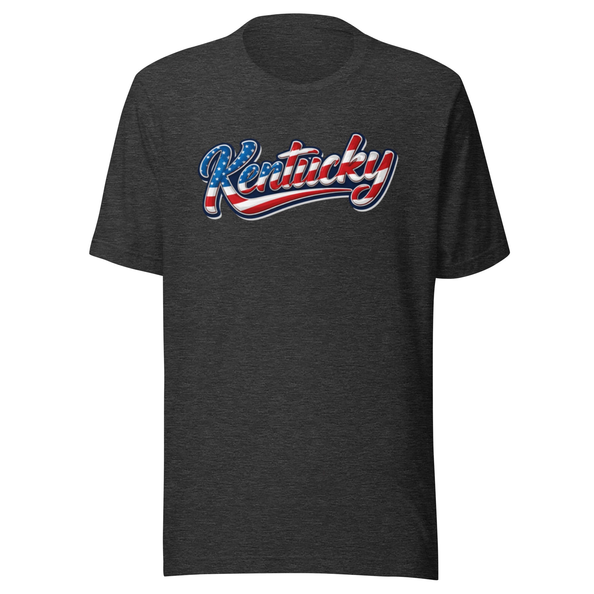 Kentucky Script Flag Fill Tee | Patriotic Athletic Design | Classic - Bluegrass Elite Apparel LLC