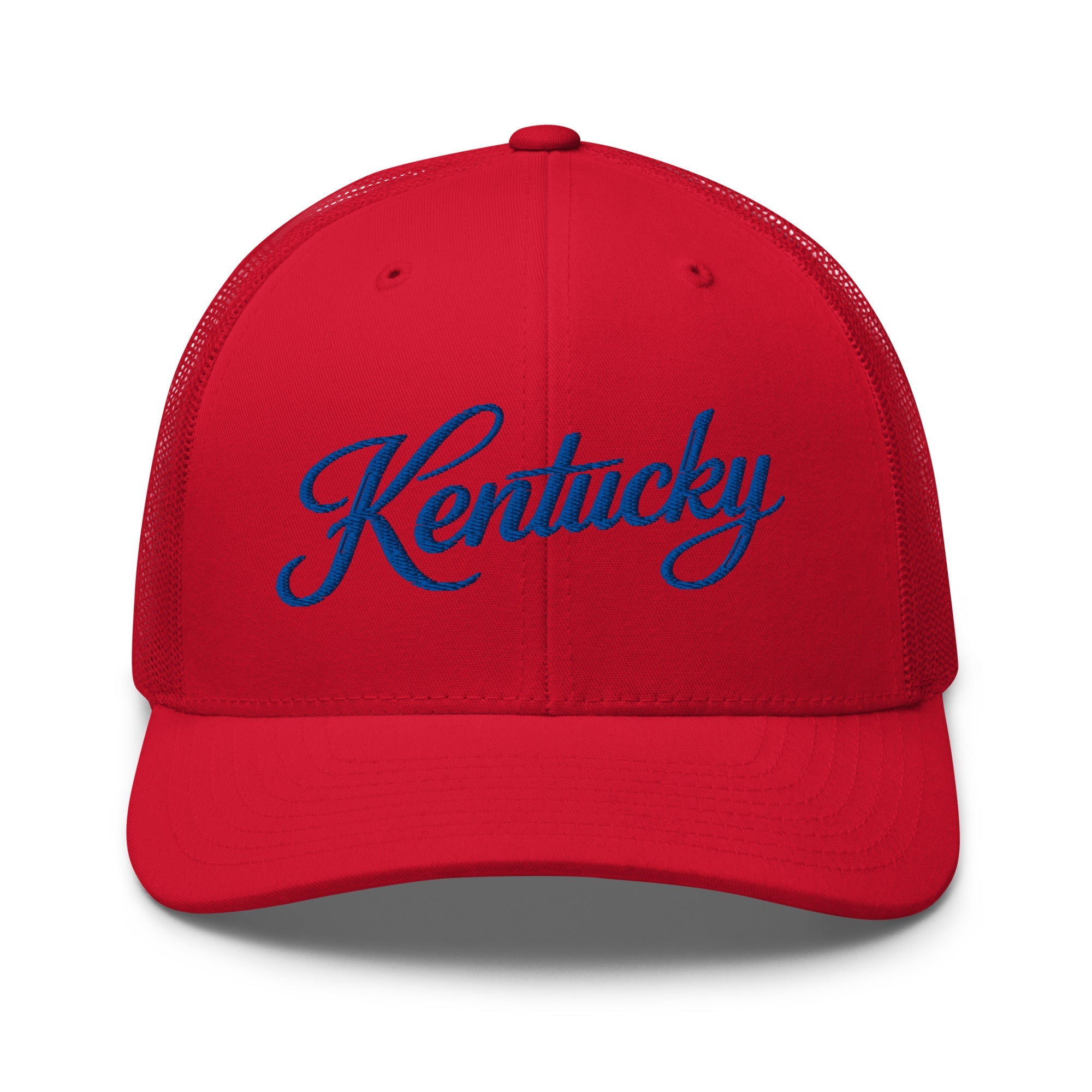 Kentucky Script Heritage Trucker Cap | Thin Line Front Design - Bluegrass Elite Apparel LLC