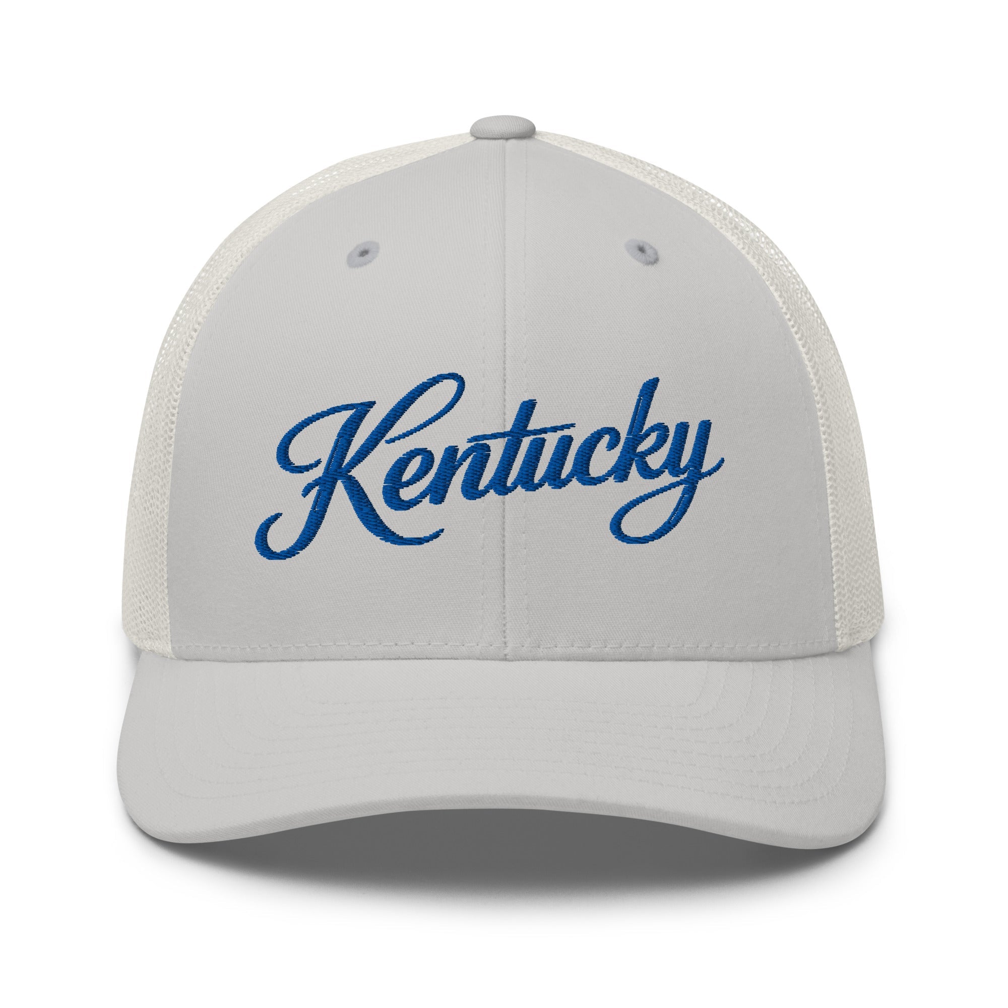 Kentucky Script Heritage Trucker Cap | Thin Line Front Design - Bluegrass Elite Apparel LLC