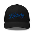 Kentucky Script Heritage Trucker Cap | Thin Line Front Design - Bluegrass Elite Apparel LLC