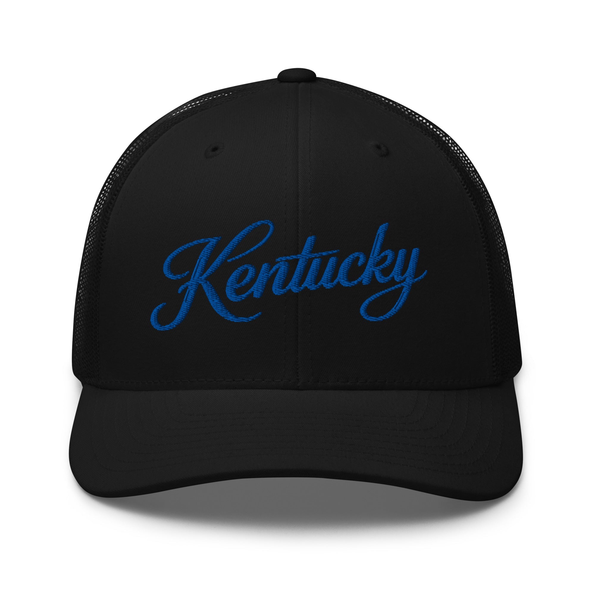 Kentucky Script Heritage Trucker Cap | Thin Line Front Design - Bluegrass Elite Apparel LLC