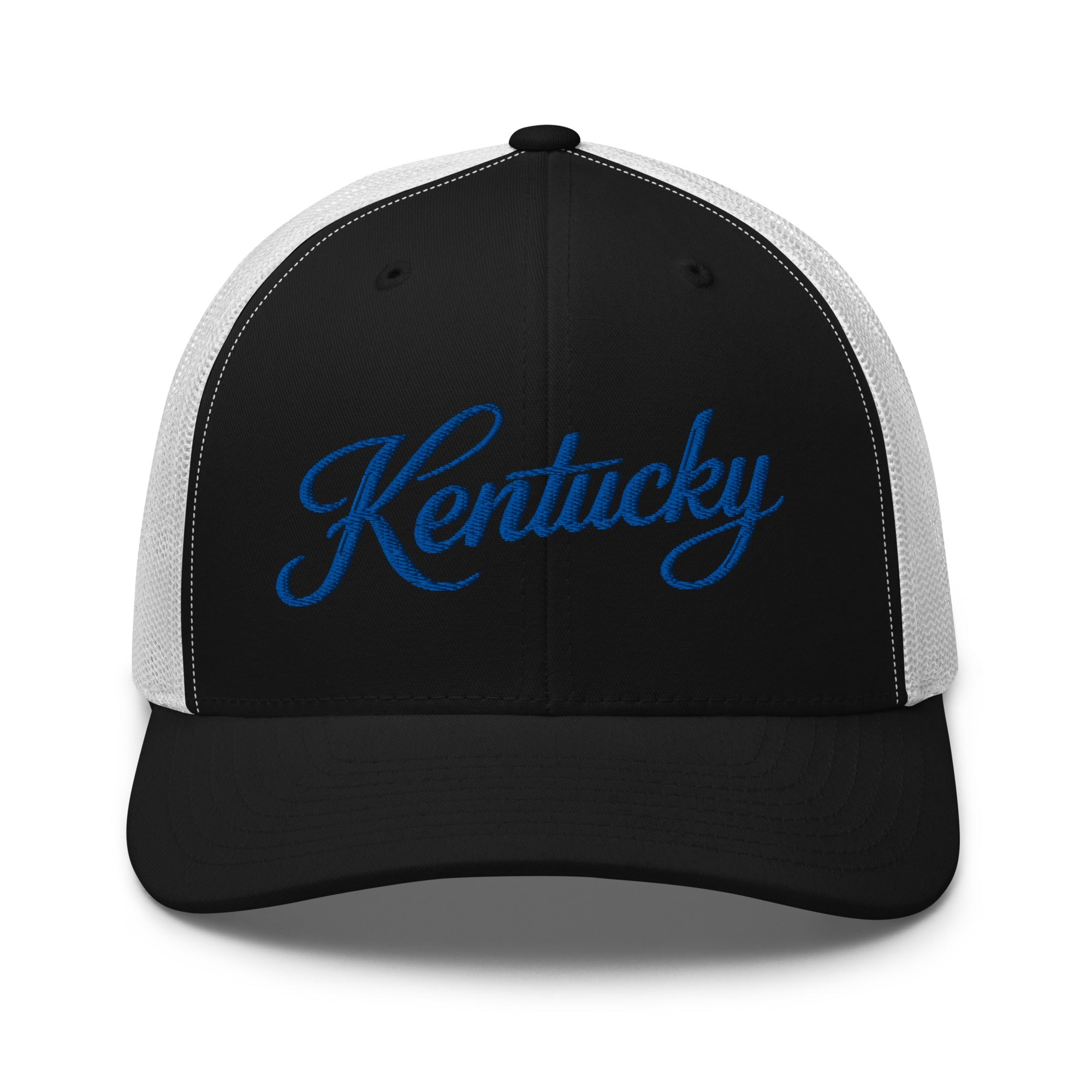 Kentucky Script Heritage Trucker Cap | Thin Line Front Design - Bluegrass Elite Apparel LLC