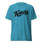Kentucky Script T-Shirt | Black Text Design | Elite Tri - Blend - Bluegrass Elite Apparel LLC