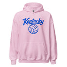 Kentucky Script Volleyball Hoodie | Script & Ball Design | Classic Pullover - Bluegrass Elite Apparel LLC
