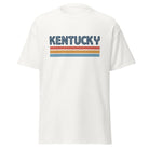 Kentucky Shirt | Retro Sunset Stripe Design | Basic Cotton - Bluegrass Elite Apparel LLC