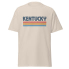 Kentucky Shirt | Retro Sunset Stripe Design | Basic Cotton - Bluegrass Elite Apparel LLC