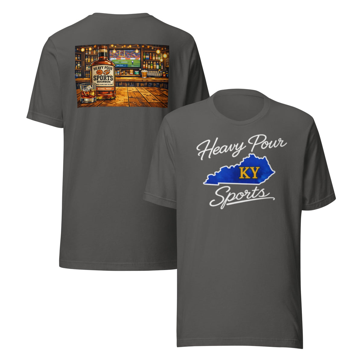 Kentucky Sports T-Shirt | Heavy Pour KY Design | Classic Cotton - Bluegrass Elite Apparel LLC