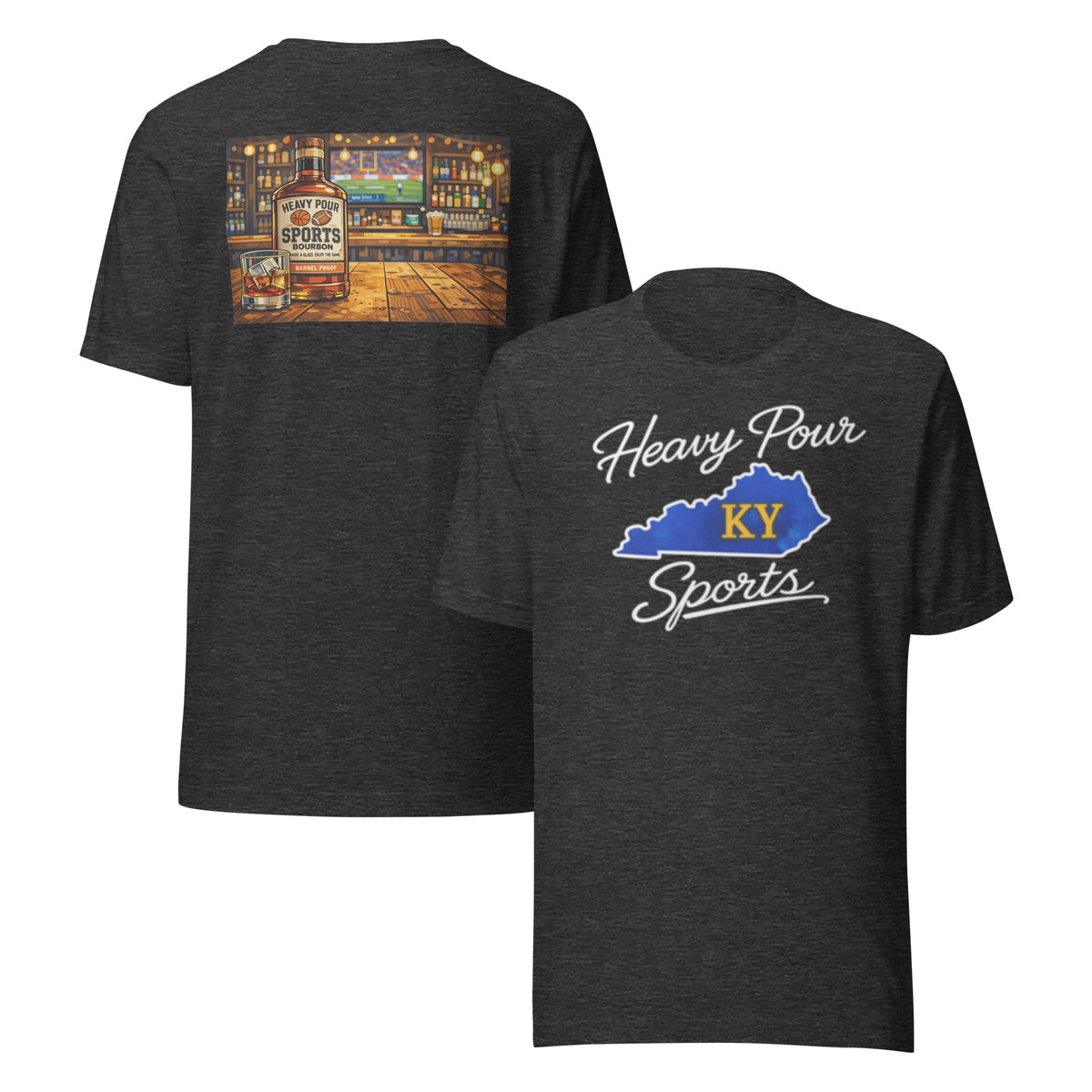 Kentucky Sports T-Shirt | Heavy Pour KY Design | Classic Cotton - Bluegrass Elite Apparel LLC