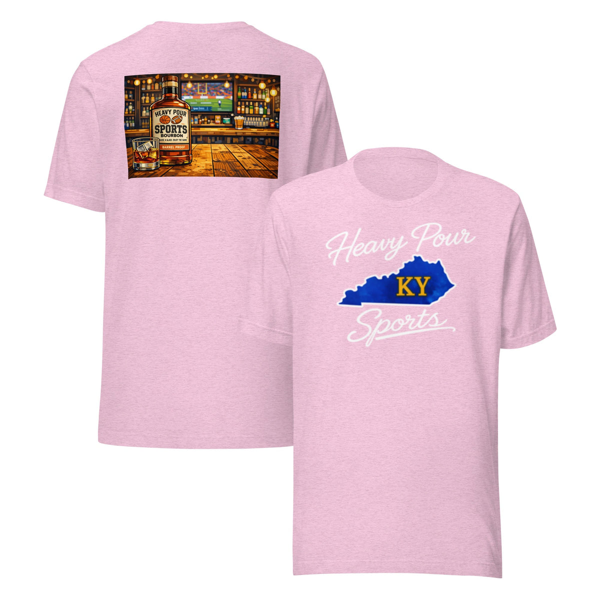 Kentucky Sports T-Shirt | Heavy Pour KY Design | Classic Cotton - Bluegrass Elite Apparel LLC
