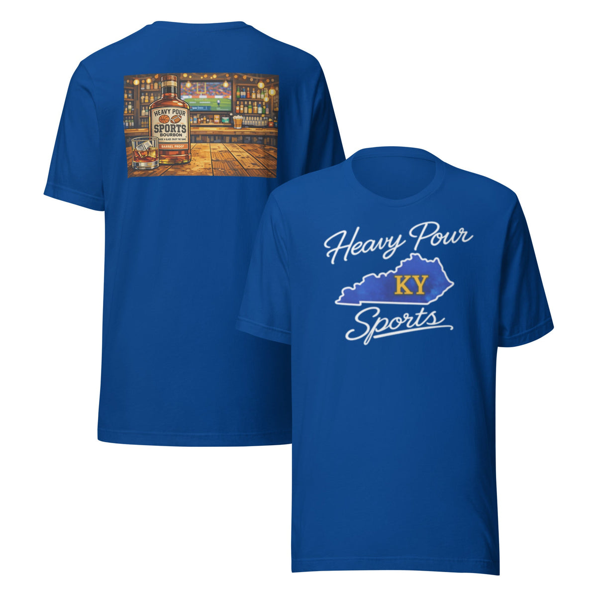 Kentucky Sports T-Shirt | Heavy Pour KY Design | Classic Cotton - Bluegrass Elite Apparel LLC