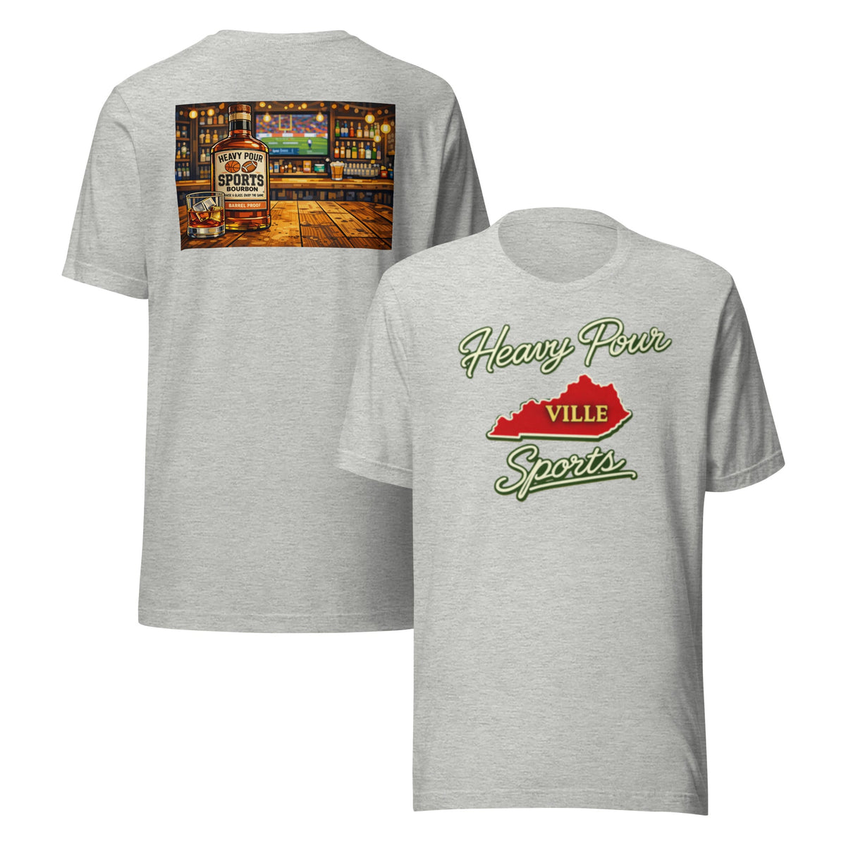 Kentucky Sports T-Shirt | Heavy Pour Ville Design | Classic Cotton - Bluegrass Elite Apparel LLC