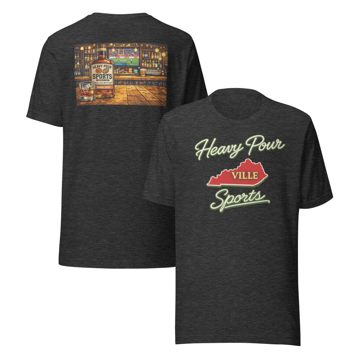 Kentucky Sports T-Shirt | Heavy Pour Ville Design | Classic Cotton - Bluegrass Elite Apparel LLC