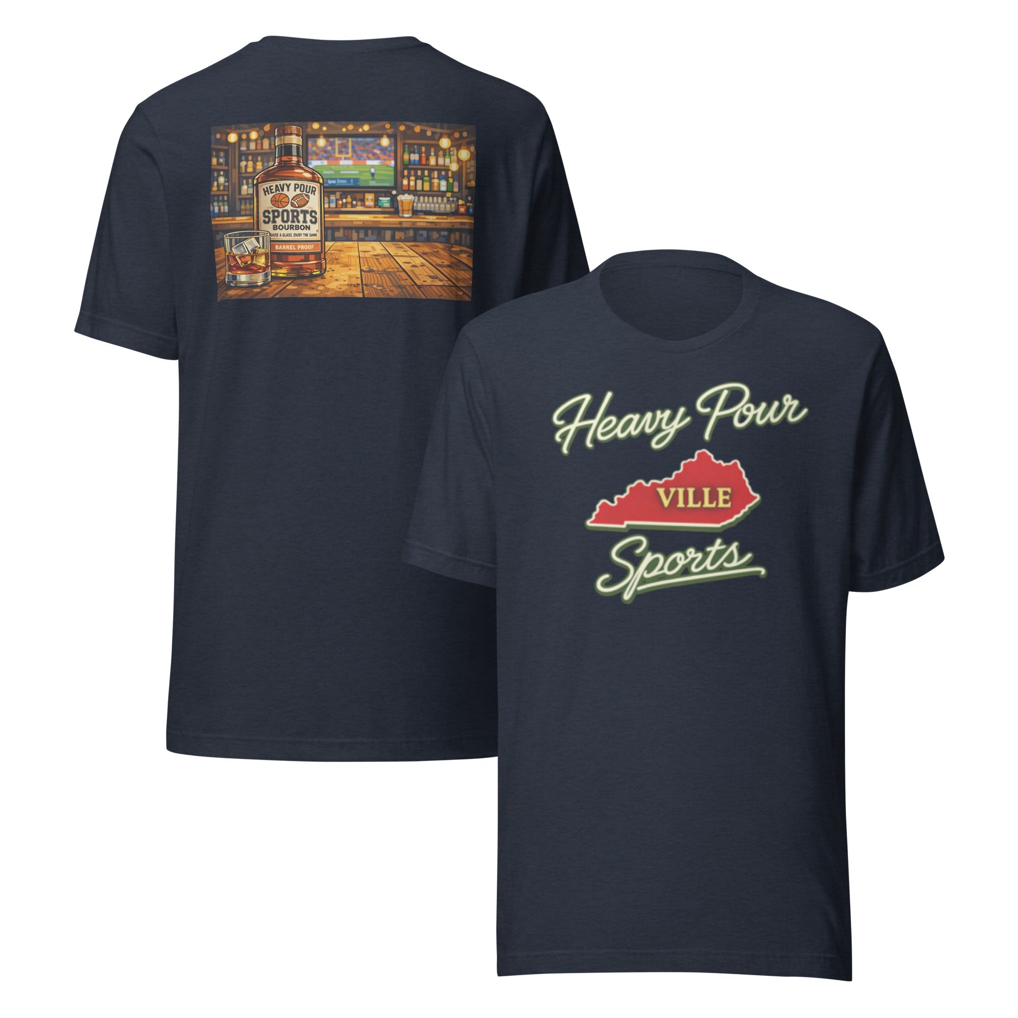Kentucky Sports T-Shirt | Heavy Pour Ville Design | Classic Cotton - Bluegrass Elite Apparel LLC