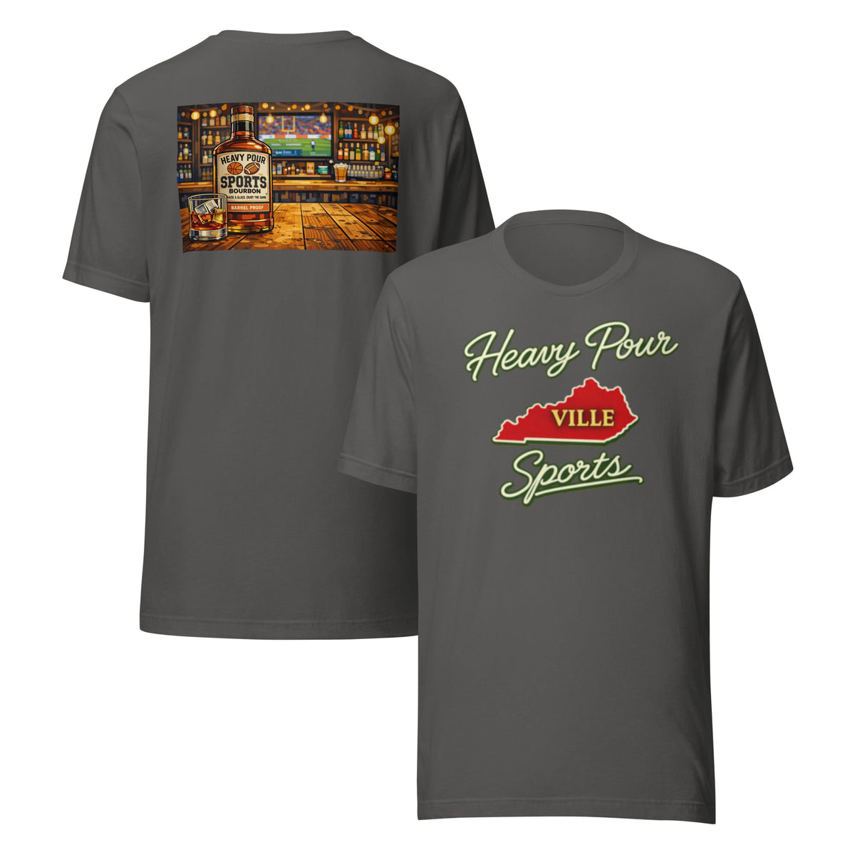 Kentucky Sports T-Shirt | Heavy Pour Ville Design | Classic Cotton - Bluegrass Elite Apparel LLC