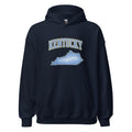 Kentucky State Hoodie | Denim Textured Design | Unisex Cotton Blend - Bluegrass Elite Apparel LLC