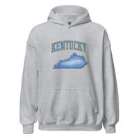 Kentucky State Hoodie | Denim Textured Design | Unisex Cotton Blend - Bluegrass Elite Apparel LLC