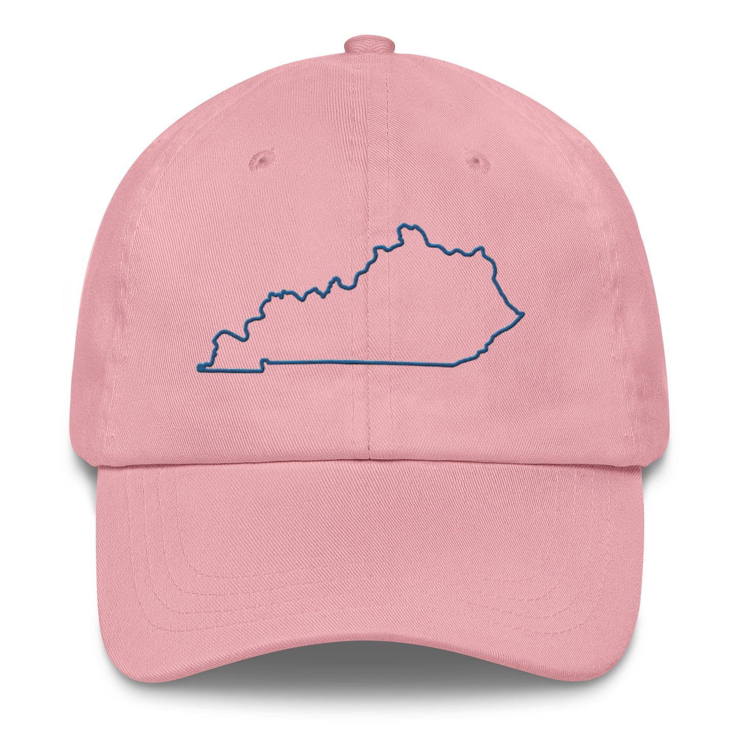 Kentucky State Outline Dad Hat | Minimalist Embroidered Cap | Low - Profile Fit - Bluegrass Elite Apparel LLC