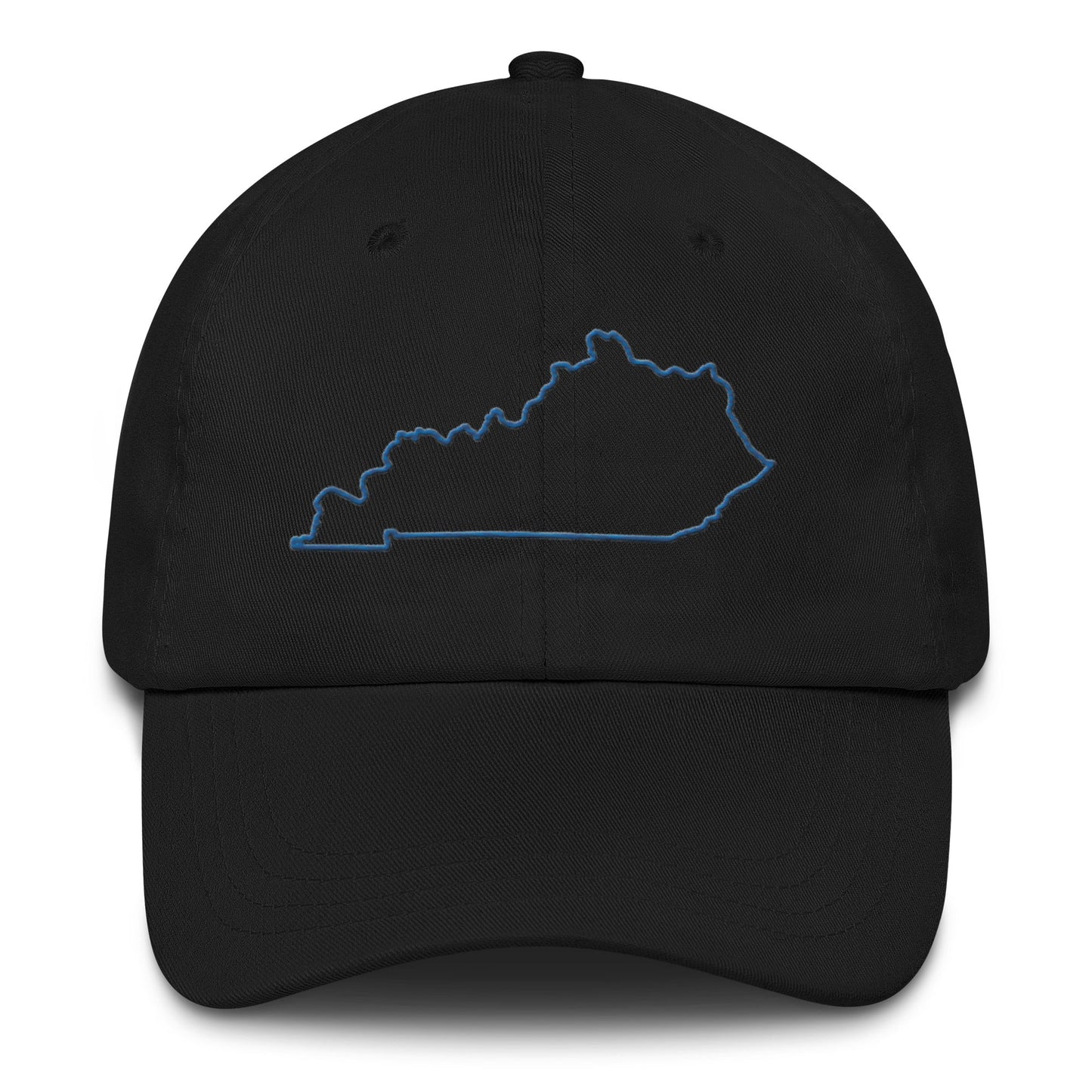 Kentucky State Outline Dad Hat | Minimalist Embroidered Cap | Low - Profile Fit - Bluegrass Elite Apparel LLC