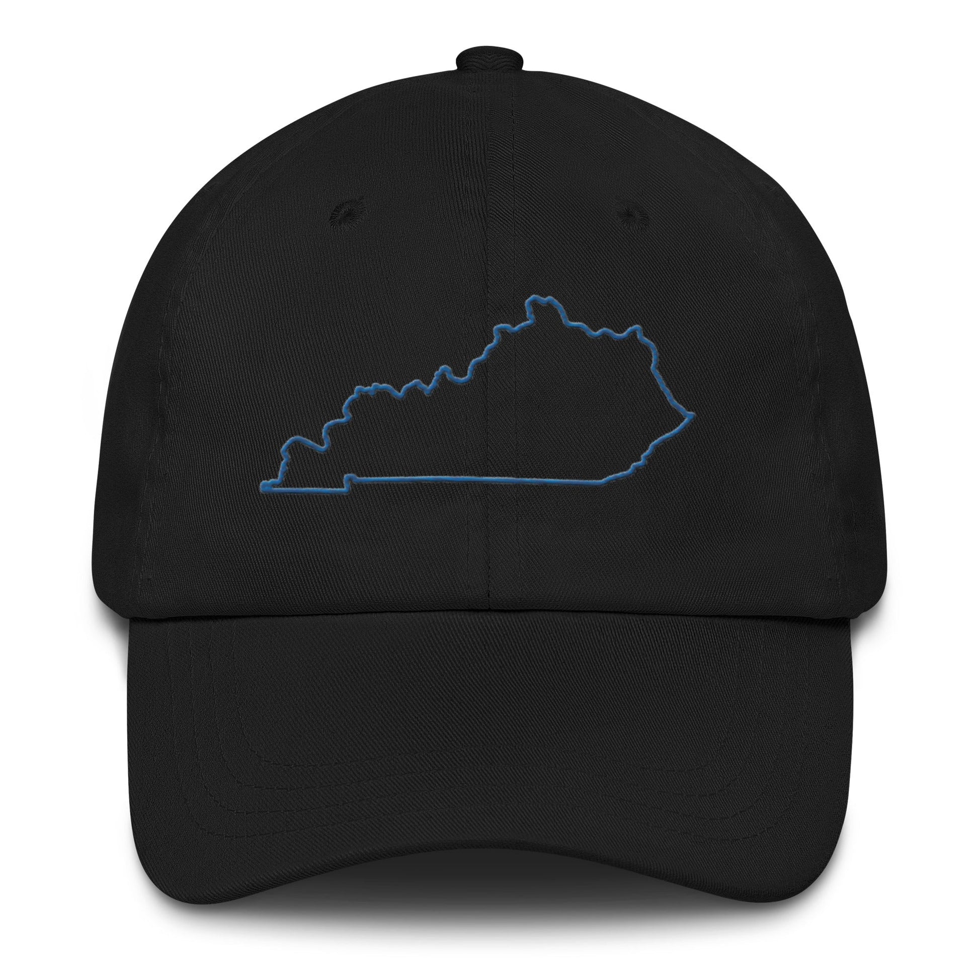 Kentucky State Outline Dad Hat | Minimalist Embroidered Cap | Low - Profile Fit - Bluegrass Elite Apparel LLC